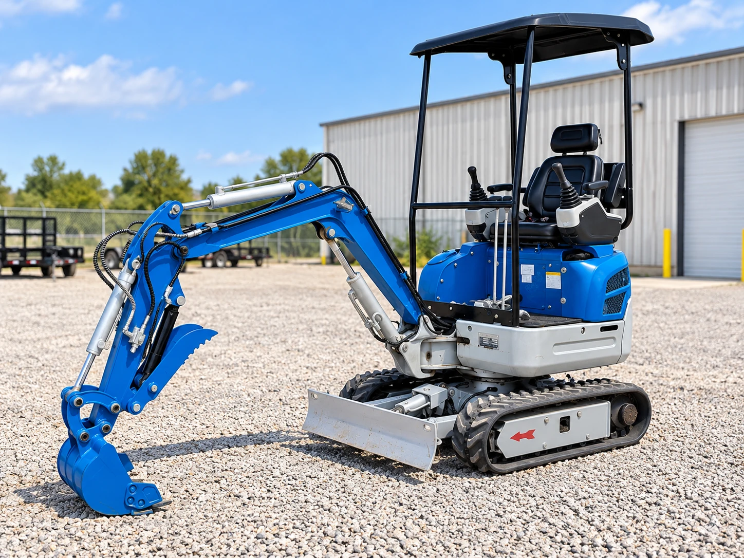 RIPPA NDI15 mini excavator side view